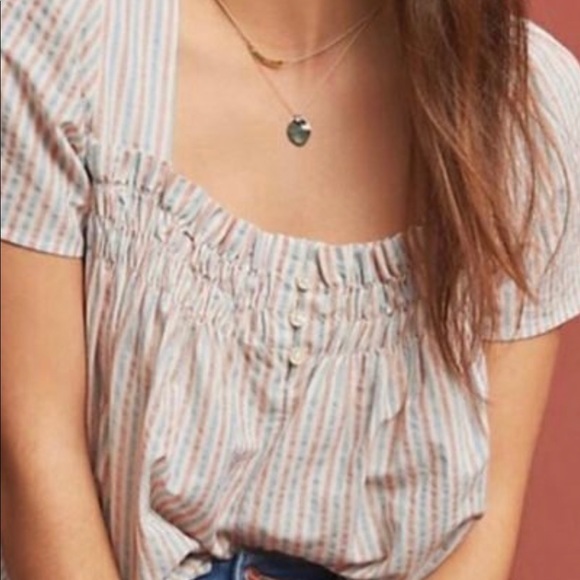 Anthropologie Isabella Sinclair Striped Top - Picture 2 of 4
